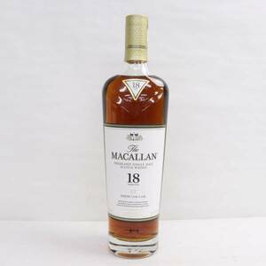 1円~MACALLAN（マッカラン）18年 シェリー オーク カスク 2022 43% 700ml U24B170009