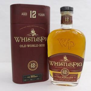 1円~WHISTLEPIG（ホイッスルピッグ）12年 オールド ワールド ライ 43％ 700ml B24B240001