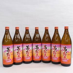 【7本セット】本格芋焼酎 茜霧島 25度 900ml D24B260011