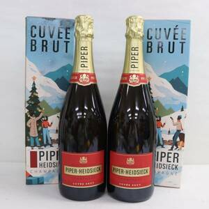 【2本セット】PIPER HEIDSIECK（パイパーエドシック）キュヴェ ブリュット 12％ 750ml T24B160009