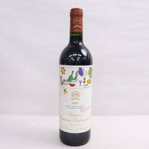 Chateau Mouton Rothschild（シャトー ムートン ロートシルト）1997 12.5％ 750ml ※キャップキズ、裏ラベル汚れ有 O23I240016