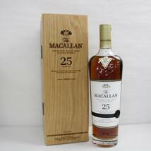 MACALLAN（マッカラン）25年 シェリー オーク カスク 2022 43％ 700ml G24A050018_画像1