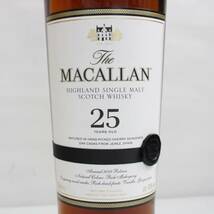 MACALLAN（マッカラン）25年 シェリー オーク カスク 2022 43％ 700ml G24A050018_画像2