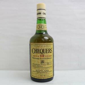 CHEQUERS（チェッカーズ）12年 43％ 750ml X24C190016