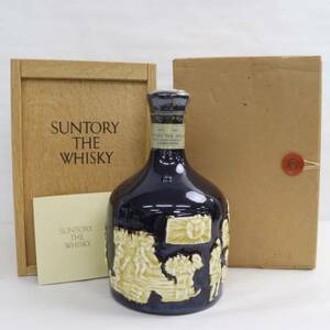 SUNTORY（サントリー）ザ ウイスキー 有田焼 43% 750ml 陶器（重量 1357g）X24C070017