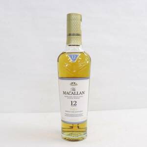 MACALLAN（マッカラン）12年 トリプルカスク ハーフボトル 40％ 350ml ※ラベル剥げ有 G24B280001