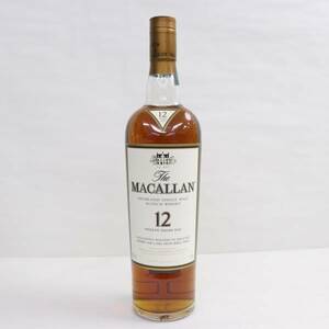 1円~MACALLAN（マッカラン）12年 シェリーオークカスク 旧 40％ 700ml F24C130010