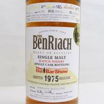 BENRIACH（ベンリアック）36年 リミテッドリリース ホグスヘッド 東京 BAR show 1975-2012 55.5％ 700ml T24C180325_画像2