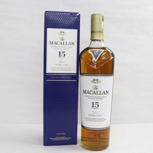 MACALLAN（マッカラン）15年 ダブルカスク 43％ 700ml ※箱・ボトルキズ T24C190012