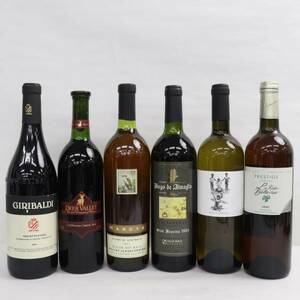 【6本セット】ワイン各種（ドルチェット ダルバ ジリバルディ 2005 12.5% 750ml 等）O24C190183