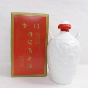 金門 特級高粱酒 58度 1000ml 詰日22.07 陶器（重量 1475g）O24C190196の画像1