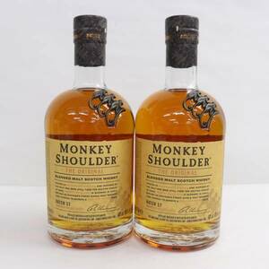 【2本セット】MONKEY SHOULDER（モンキー ショルダー）ザ オリジナル バッチ 27 40％ 700ml O24C190053