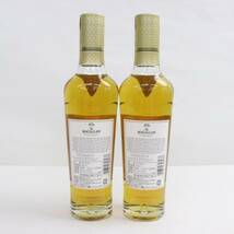 1円~【2本セット】MACALLAN（マッカラン）12年 トリプルカスク ハーフボトル 40％ 350ml O24C190010_画像4