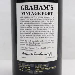 GRAHAMS（グラハム）ヴィンテージ ポート 1985-1987 20％ 750ml T24C230014の画像5