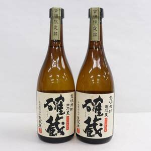 【2本セット】確蔵 壱岐焼酎 西乃星 かめ壺仕込み 重家蔵 2004 25度 720ml S24C230013