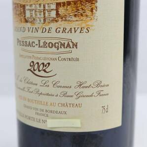 1円~CHATEAU LES CARMES HAUT-BRION（シャトー レ カルム オーブリオン）2002 13.5％ 750ml S24C210025の画像7