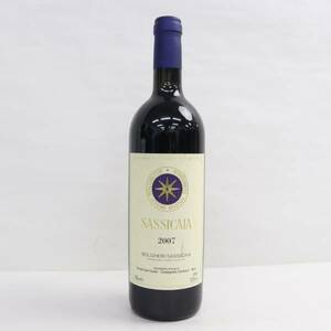 1円~SASSICAIA（サッシカイア）2007 13.5％ 750ml G24C240023