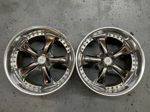 WORK VS-KF 18インチ 9.5J +39 2本 5H 114.3 ワーク JZX シルビア 深リム 希少 絶版