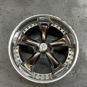 WORK VS-KF 18インチ 9.5J +39 2本 5H 114.3 ワーク JZX シルビア 深リム 希少 絶版の画像3