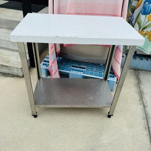 全国配送無料!ステンレス ワークテーブル 作業台 厨房 飲食店 75cm