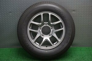 スズキ　ジムニー　JB64　純正　139.7/5H　16インチ　5.5J　+22　ブリヂストン　DUELER H/L　175/80R16　22年　1本　1