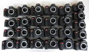 (4766N)ジャンク Nikon D40 D40X D50 D70 D70S D80 D90 D100 D200 D300等ニコン まとめてセット 25台 動作未確認 同梱不可