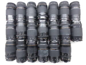 (4657U)ジャンク Canon EF75-300mm 4-5.6Ⅱ 75-300mm 4-5.6ⅢUSM 100-300mm 4.5-5.6 等 キヤノン まとめてセット 20本 動作未確認 同梱不可