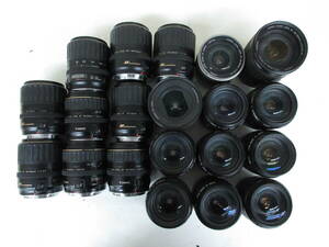 (4758N)ジャンク Canon 20-35mm 3.5-4.5 28-80mm 3.5-5.6 28-105mm 3.5-4.5 等キヤノン まとめてセット 20本 動作未確認 同梱不可