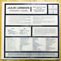 Julie London ジュリー・ロンドン / Tenderly Yours / Guest Star Records G-1417 / MONO_画像2