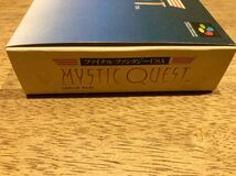 希少　激レア　極美品　スーパーファミコン　ソフト　ファイナルファンタジーUSA　MYSTIC QUEST　箱付き　取扱説明書付　スクエア　SFC_画像8