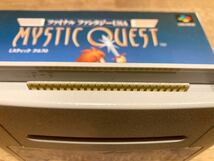 希少　激レア　極美品　スーパーファミコン　ソフト　ファイナルファンタジーUSA　MYSTIC QUEST　箱付き　取扱説明書付　スクエア　SFC_画像2