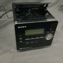 060306 260520 SONY　ソニー　MP3　CMT-AH10　コンポ　スピーカー　カセットプレーヤー　ブラック　オーディオ機器　通電のみ確認　USED品_画像5