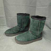 060307 259613 UGG　ブーツ　ボアブーツ　グリーン系　秋冬物　レディース　25ｃｍ　靴　シューズ　USED品_画像3