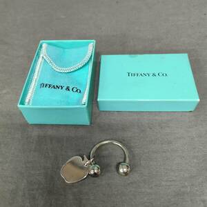 060314 260703　Tiffany＆Co.　ティファニー　キーリング　アップルモチーフ　シルバー　925　10.3ｇ　USED品