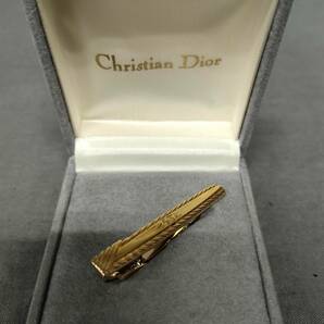 060318 260760 ChristianDior クリスチャンディオール タイピン ネクタイピン アクセサリー ゴールドカラー ブランド USED品の画像2