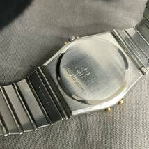 060321 259228　OMEGA　オメガ　Ω　コンステレーション　ホワイト系文字盤　クオーツ　シルバーカラー　稼働品　USED品_画像6