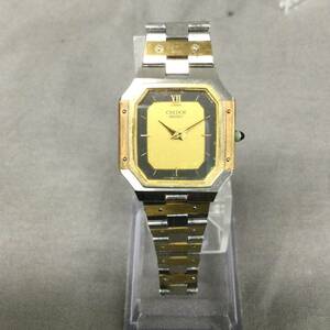 060322 74766 SEIKO セイコー 8420-5360 クレドール 14K/18K クォーツ 重量32ｇ レディース 腕時計 稼働品