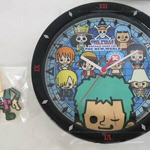 1円スタート 中古 ワンピース ONE PIECE ムービングクロック 壁掛け時計 まとめ売り ルフィ ロロノア・ゾロ 現状品の画像8