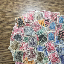 【ドイツ】1900年～普通切手（ゲルマニア図案シリーズ）使用済みクラシック切手100枚大量まとめてロット！超希少！！(9fkxEHeHGK)_画像5