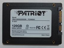PATRIOT製2.5インチ 120GB SATA SSD Burst_画像2