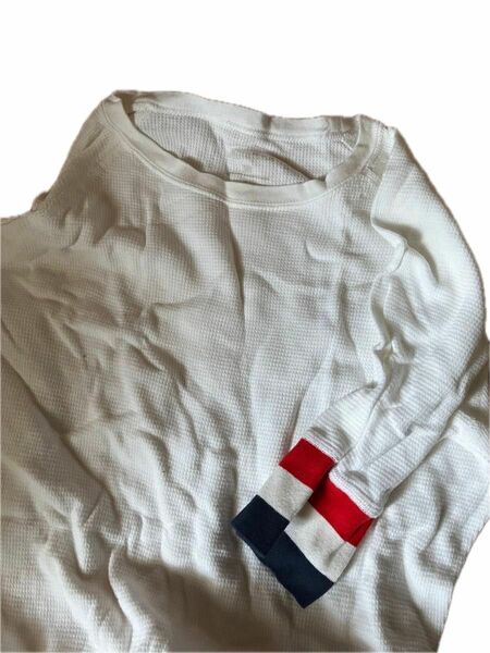 ユニフォーム　エクスペリメント　uniform experiment 七分袖　サーマル　T トリコ　L 白　ホワイト