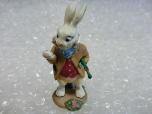 即決 不思議の国のアリス 白ウサギ 初登場時 フィギュア 海洋堂 ルイス・キャロル John Tenniel Alice in Wonderland White Rabbit Figure