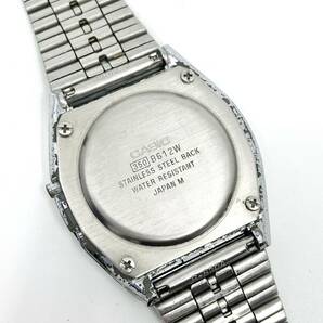 CASIO 腕時計 デジタル チープカシオ B612W シルバー 銀 カシオ Y610の画像8