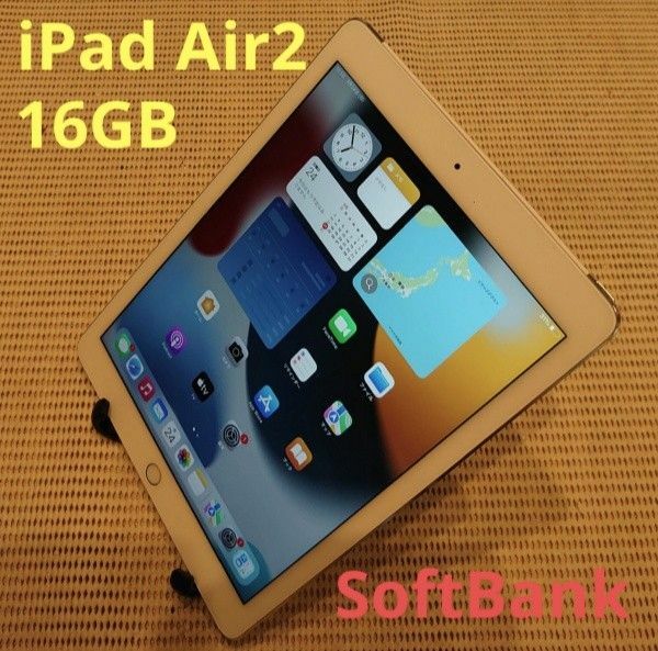 DMPQQ 完動品iPad Air2(A1567)本体16GBシルバー送料込