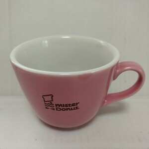  retro collection * Mister Donut mistake do mug pink colorful mug * not for sale Novelty * unused goods 