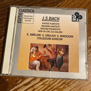 中古CD J.S. バッハ コーヒー、農民、結婚カンタータ、他 コレギウム アウレウム合奏団 J.S.BACH