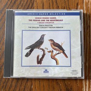 中古CD ヘンデル オルガン協奏曲集 トレヴァー ピノック サイモン プレストン イングリッシュ コンサート HANDEL 4 ORGAN CONCERTOS