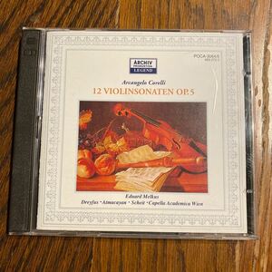 中古CD アルカンジェロ コレッリ ヴァイオリン・ソナタ 作品5 全曲 エドゥアルト メルクス CORELLI 12 VIOLINSONATEN OP.5 EDUARD MELKUS