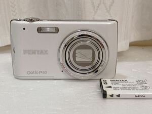PENTAX Optio P80 コンパクトデジタルカメラ OPTICAL 4x ZOOM 4.9mm-19.6mm 12.1 MEGA PIXELS