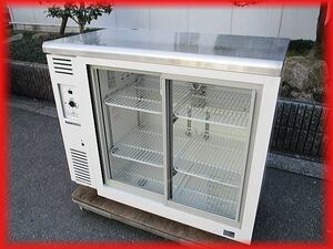  бесплатная доставка холодильная витрина для бизнеса б/у стекло задвижная дверь SMR-V941C 2020 год производства стол type Panasonic 150L 900×450×800mm кухня 
